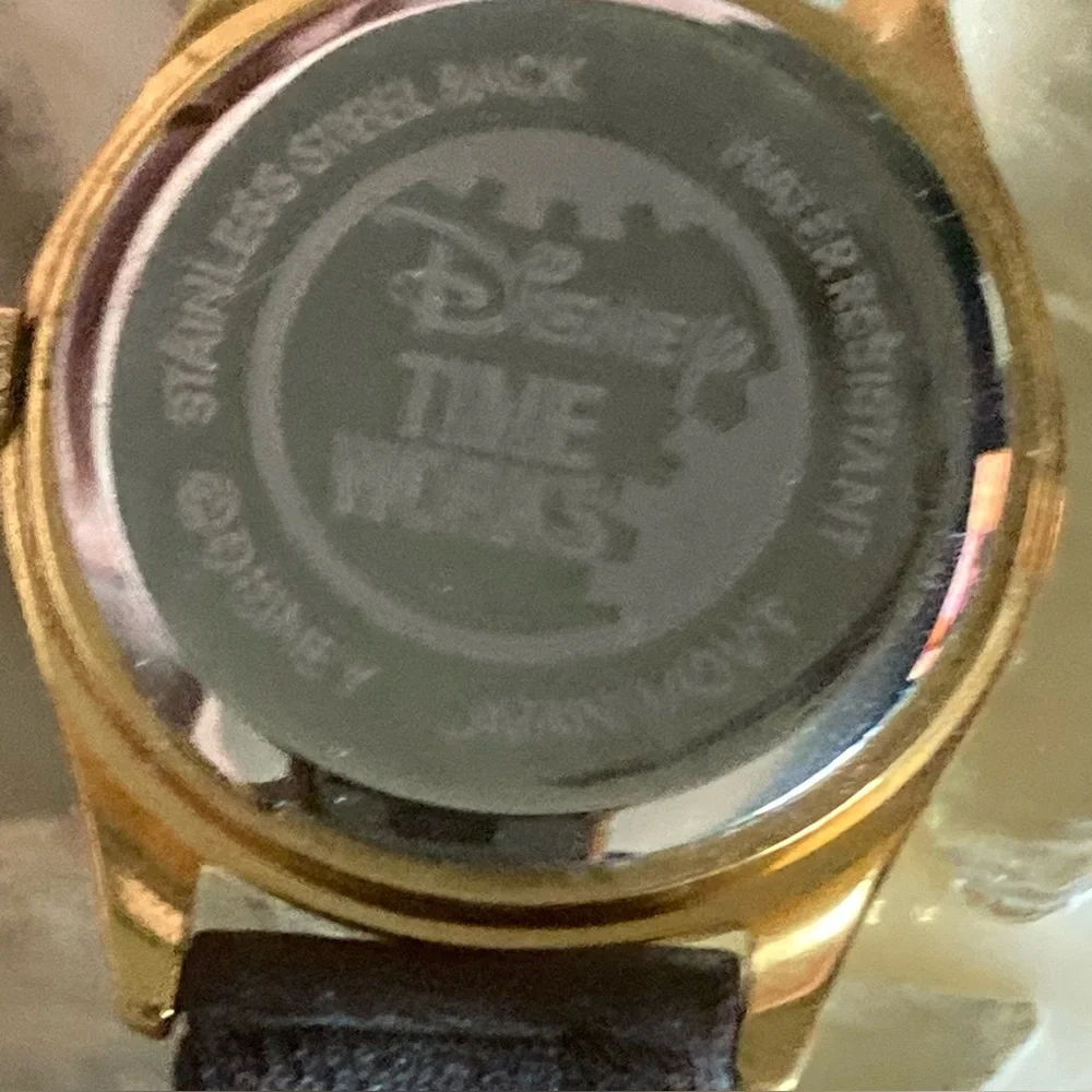 Vintage Gold-tone Minnie Mouse Watch for Women by Disney Time Works